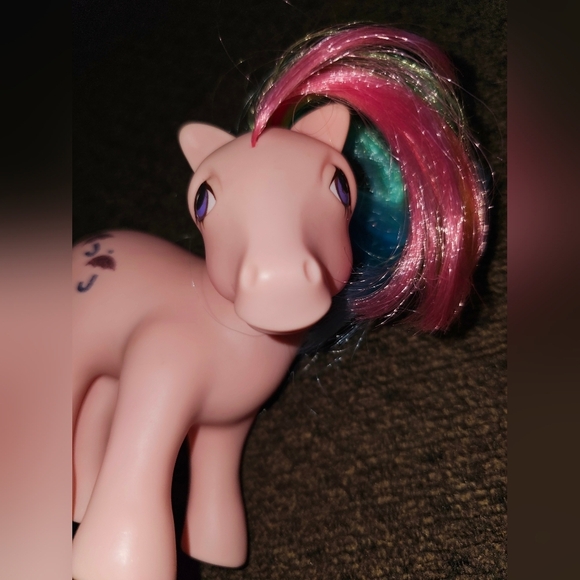 Vintage My Little Pony G1 Parasol 1983 Umbrella Cutie Marks Hasbro - Picture 2 of 5